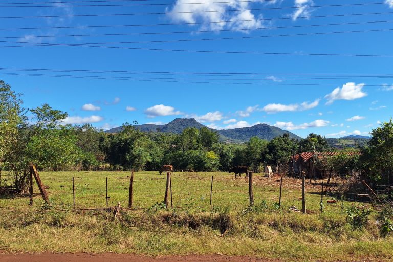 Departamento Guairá con los cerros